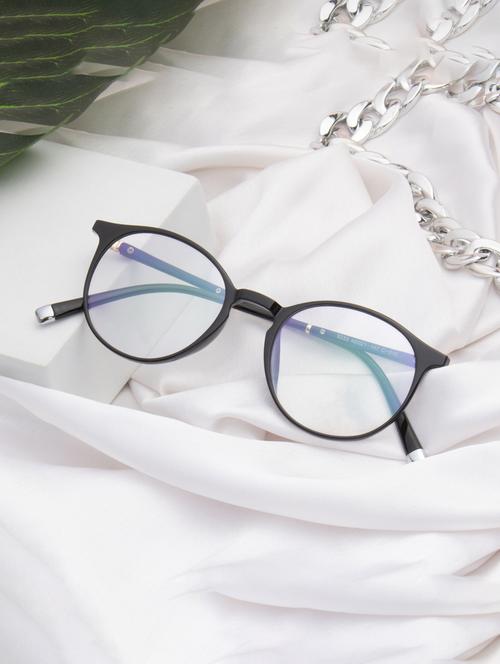 ted smith black round premium italian frames for unisex - 21766397 - Standard Image - 0