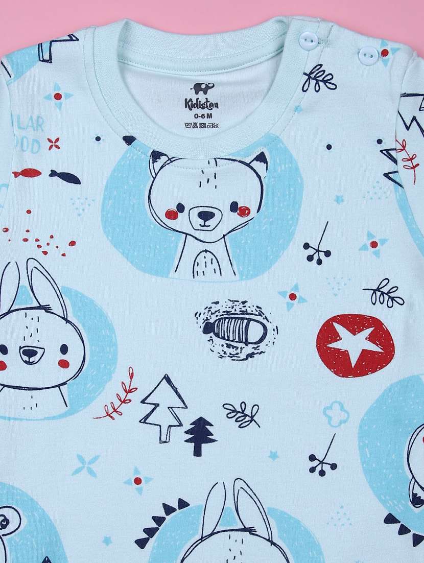 boys printed t-shirt and shorts set - 21766444 - Standard Image - 2