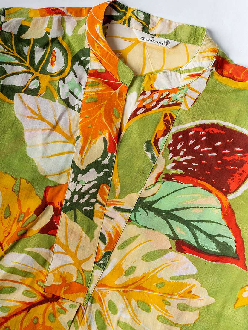 women three quarter sleeve ethnic co ord set - 21766730 -  Standard Image - 2