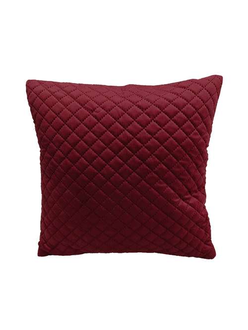 decorative velvet throw quilted pillow cover16x16 inh