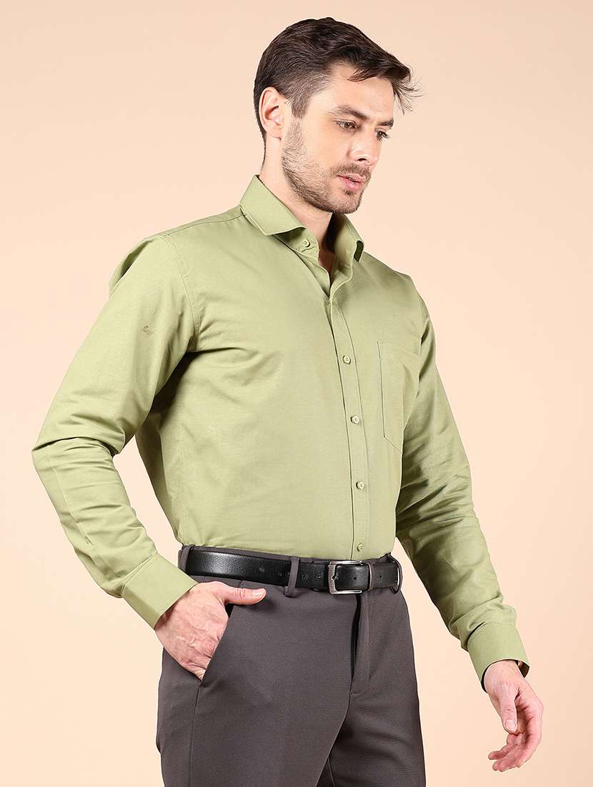 men solid long sleeve formal shirt - 21767776 -  Standard Image - 2