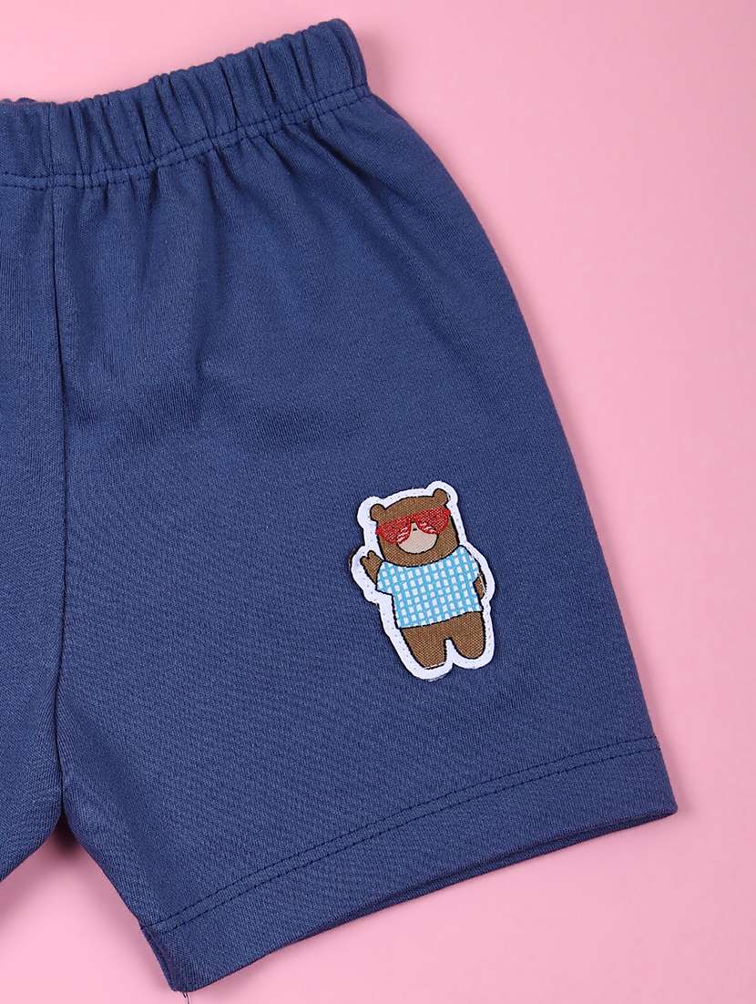 boys printed t-shirt & shorts casual wear set - 21767811 -  Standard Image - 2