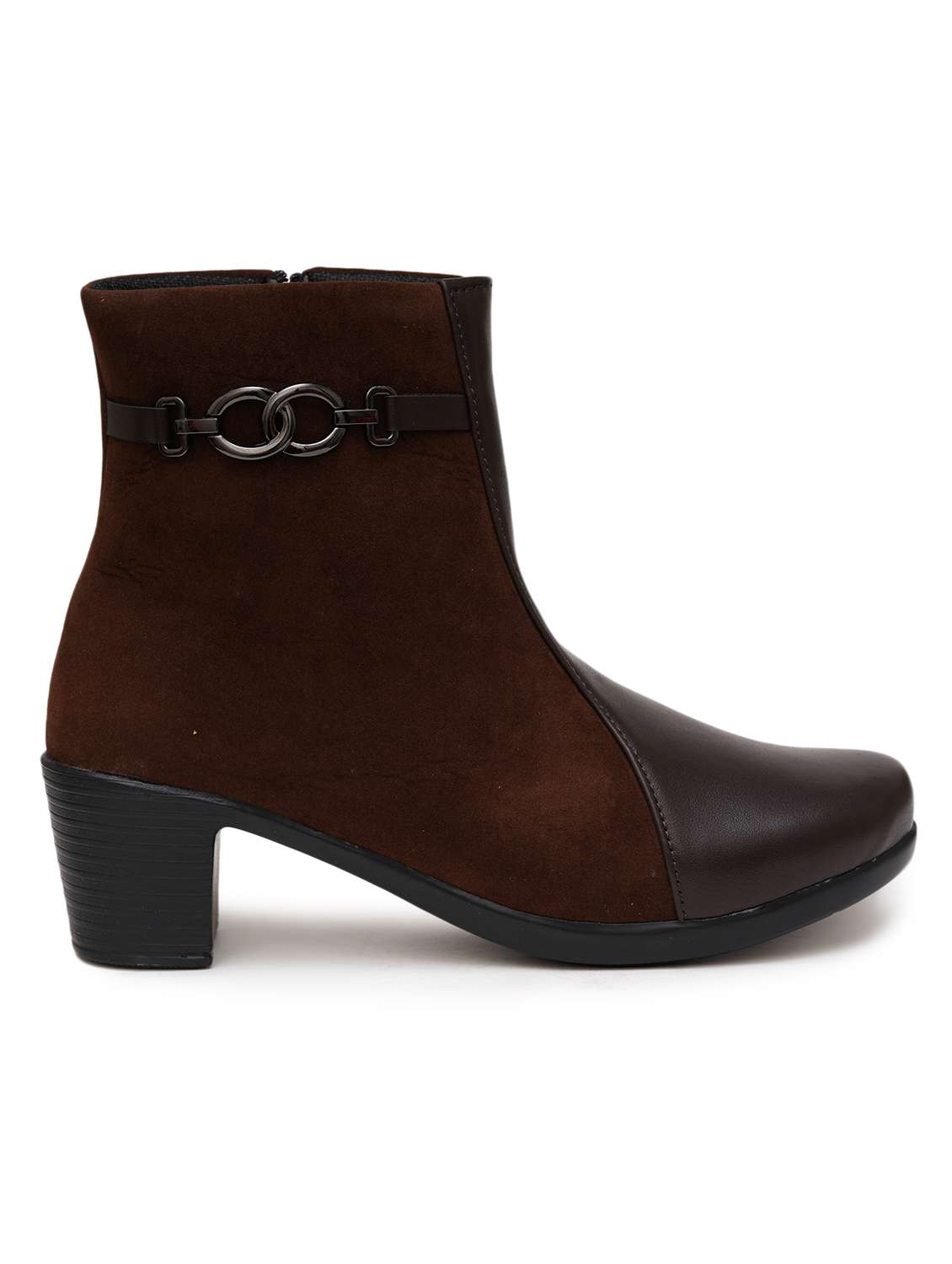 women solid slip on ankle boots - 21768075 -  Standard Image - 2