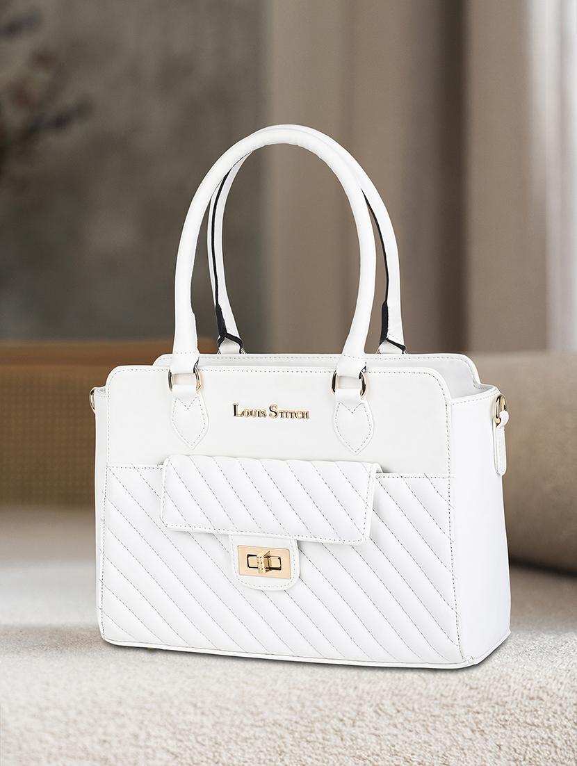 women white textured handbag - 21768083 - Zoom Image - 0