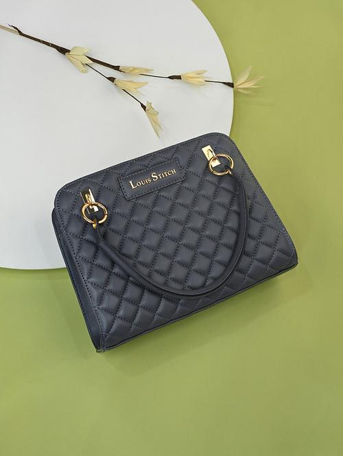 women grey textured handbag - 21768084 - Standard Image - 0