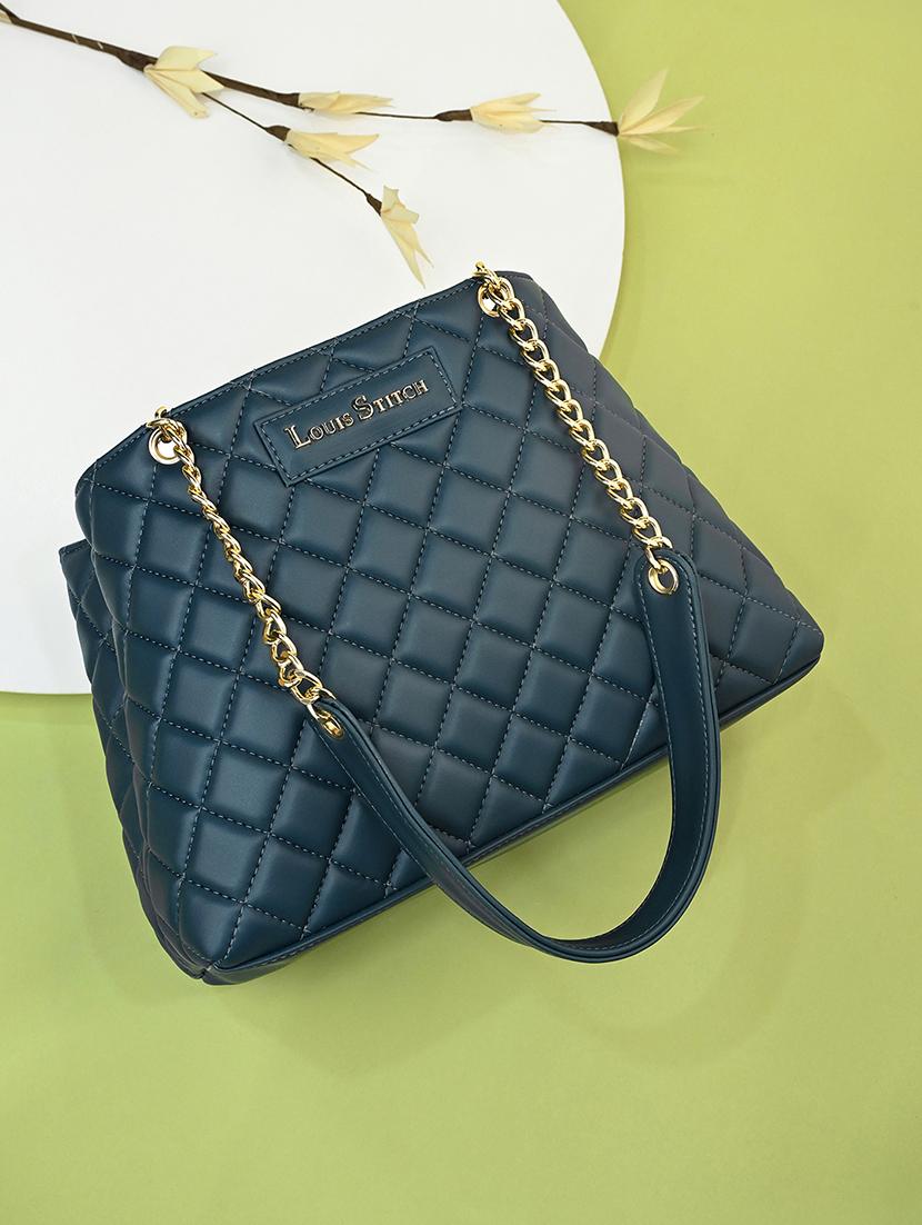women blue textured handbag - 21768088 - Zoom Image - 0