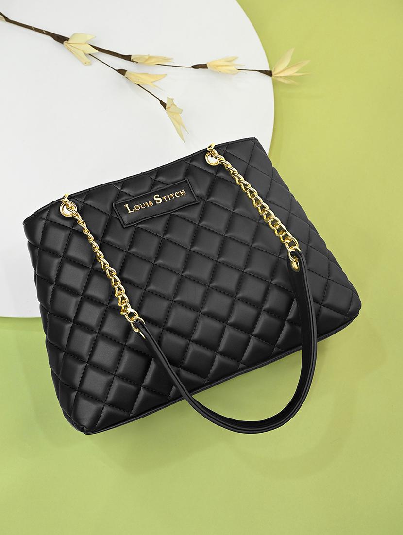 women black textured handbag - 21768089 - Zoom Image - 0