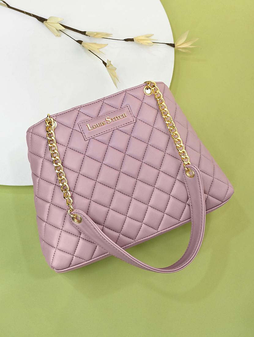 women lavender textured handbag - 21768090 - Zoom Image - 0