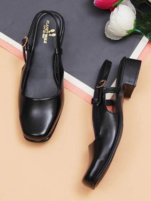 women black back strap sandal - 21768132 -  Standard Image - 0