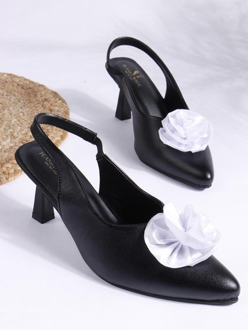 women black slip on formal shoe - 21768136 -  Standard Image - 0