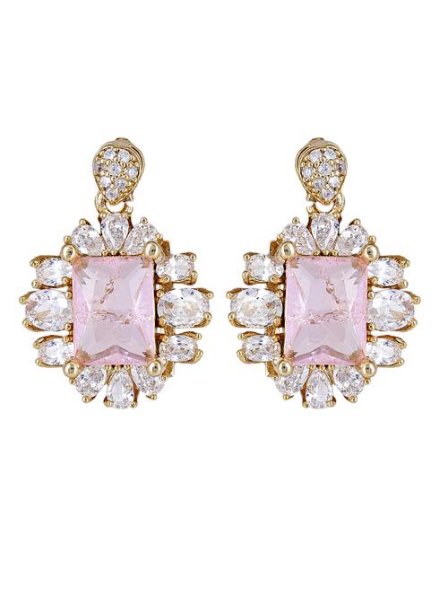 pink alloy studs earrings for party wear - 21774056 - Standard Image - 0