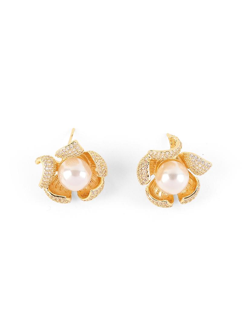 alloy party wear studs earrings - 21774058 - Standard Image - 2