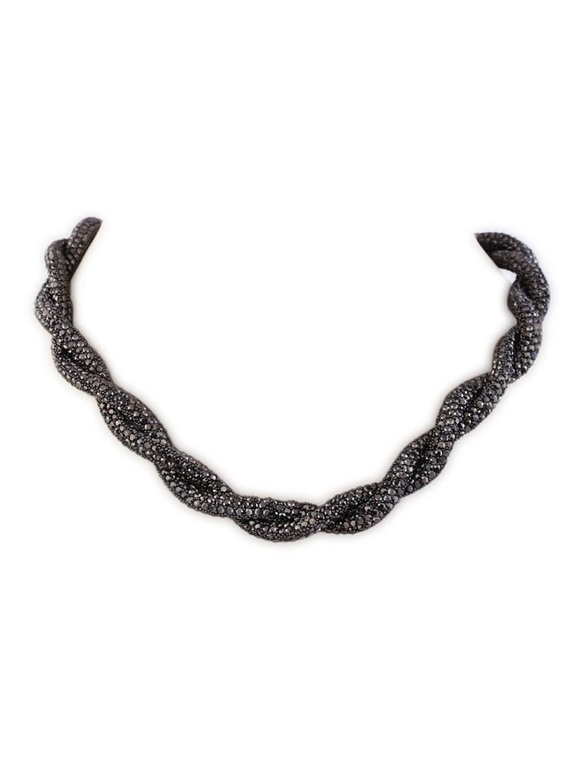 black alloy party necklace - 21774109 - Standard Image - 2