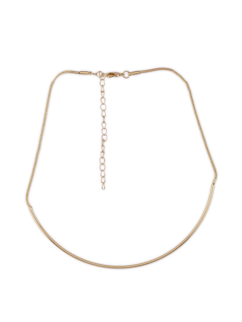 gold plated minimal necklace - 21774111 - Zoom Image - 0