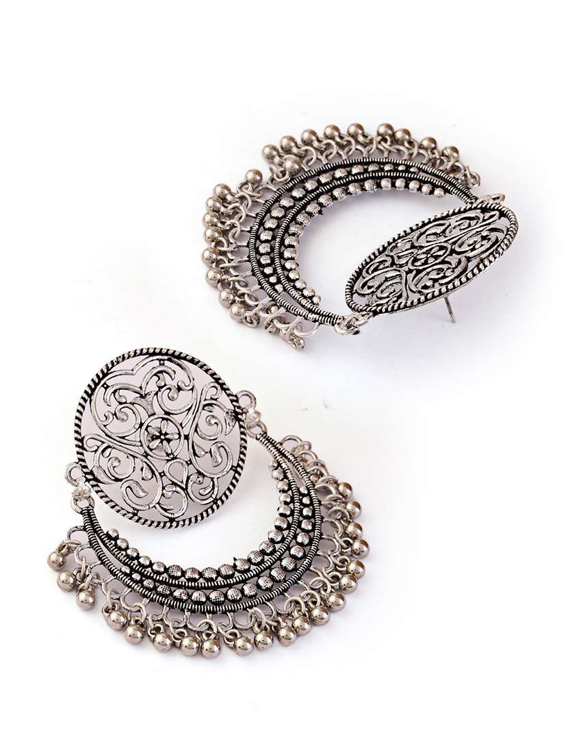 silver alloy chandellier earring - 21775348 -  Standard Image - 2
