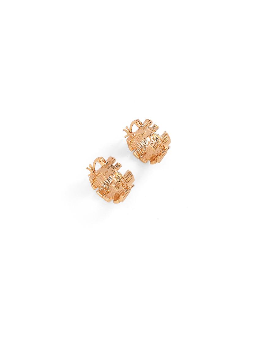 gold alloy party wear stud earrings - 21775432 - Standard Image - 2