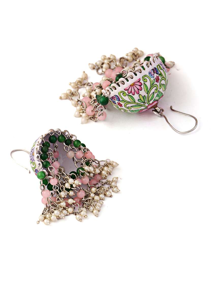 alloy floral jhumka for party - 21775483 -  Standard Image - 2