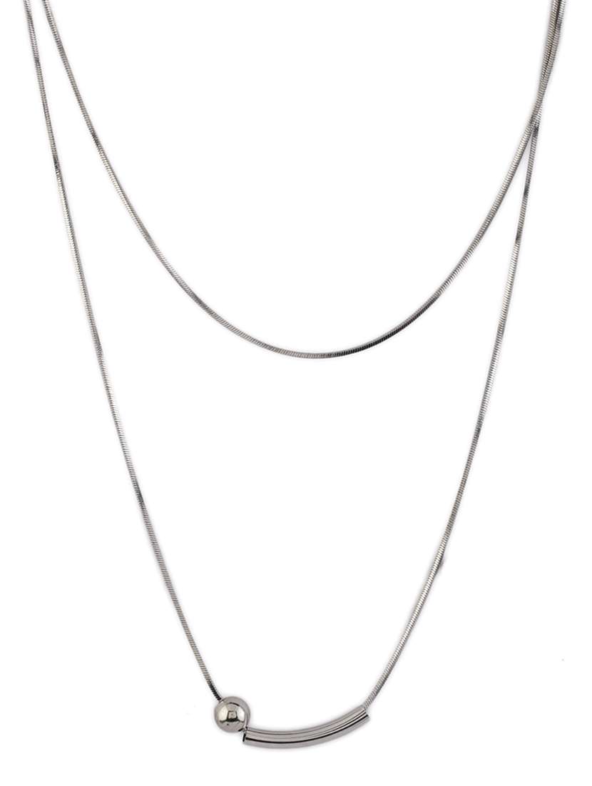 silver alloy party chain necklace - 21775542 -  Standard Image - 2