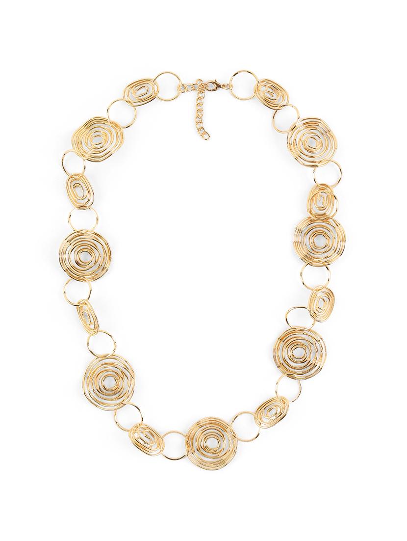 gold alloy fashion party wear necklace - 21775548 - Standard Image - 2