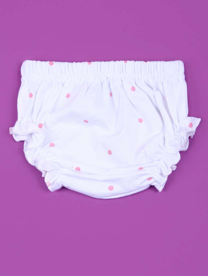 gilrs printed round neck frock with bloomer - 21784515 -  Standard Image - 2