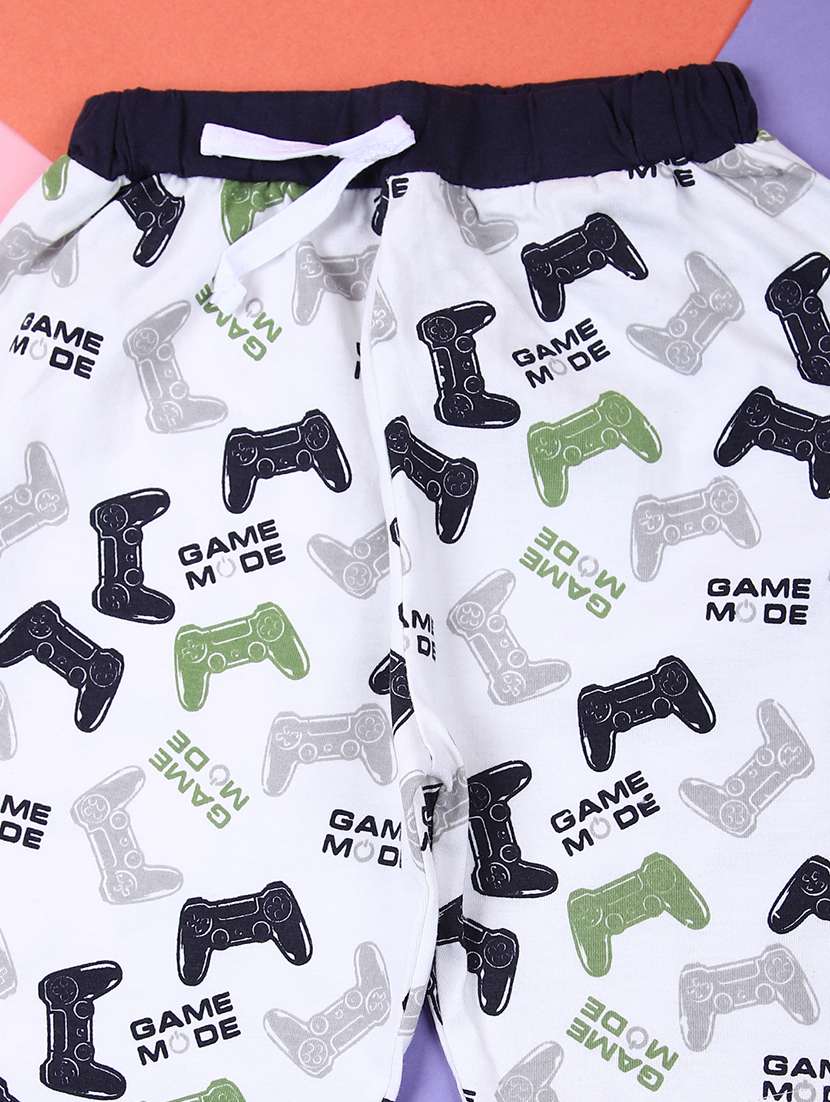 boys printed t-shirt & shorts casual wear set - 21784616 -  Standard Image - 2