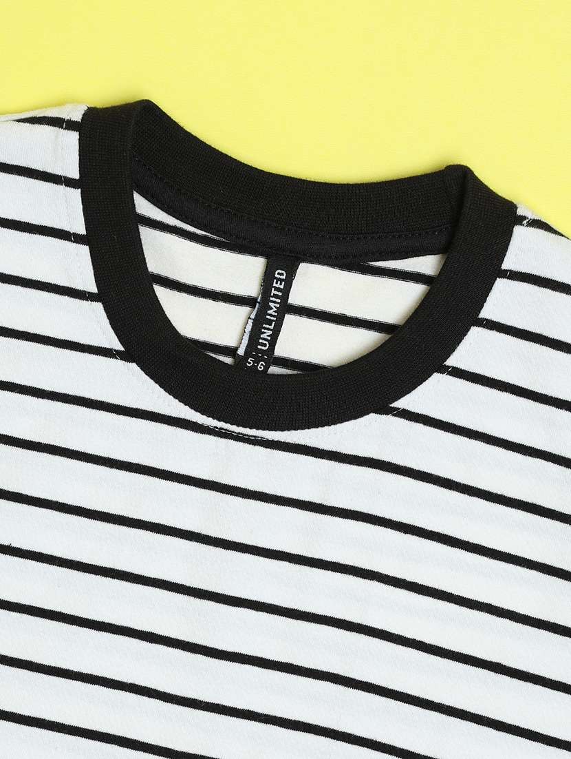 girls striped short sleeve tee - 21784628 -  Standard Image - 2