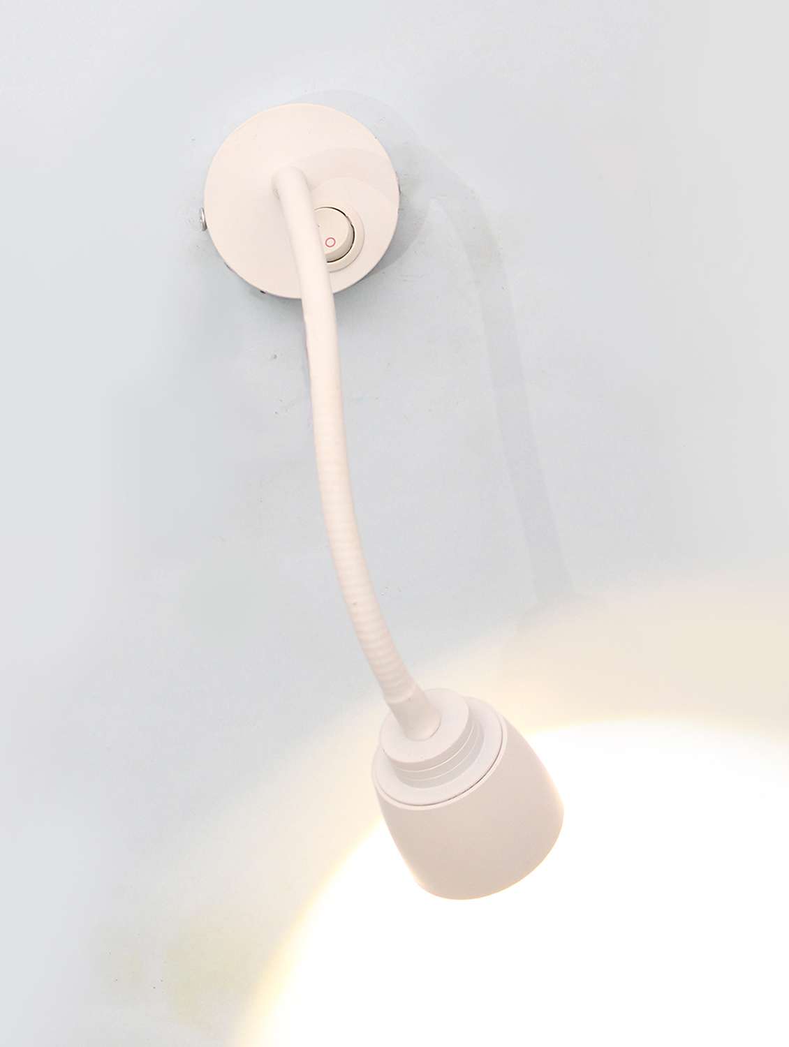 modern led wall-mounted adjustable cone spotlight with switch