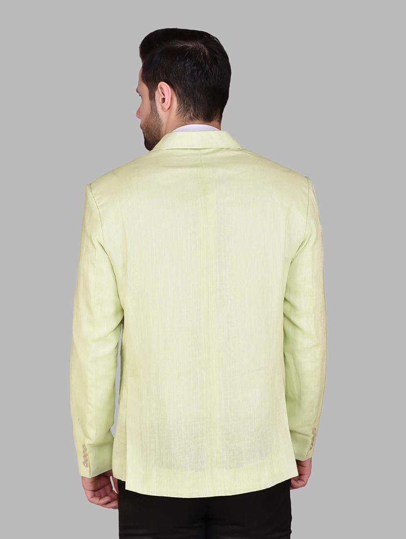 men long sleeves solid single breasted casual blazer - 21785886 - Standard Image - 2