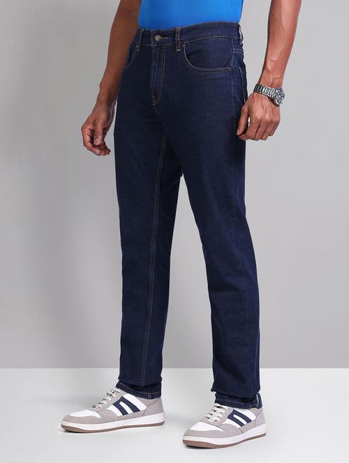 men mid rise plain jeans - 21786614 -  Standard Image - 0