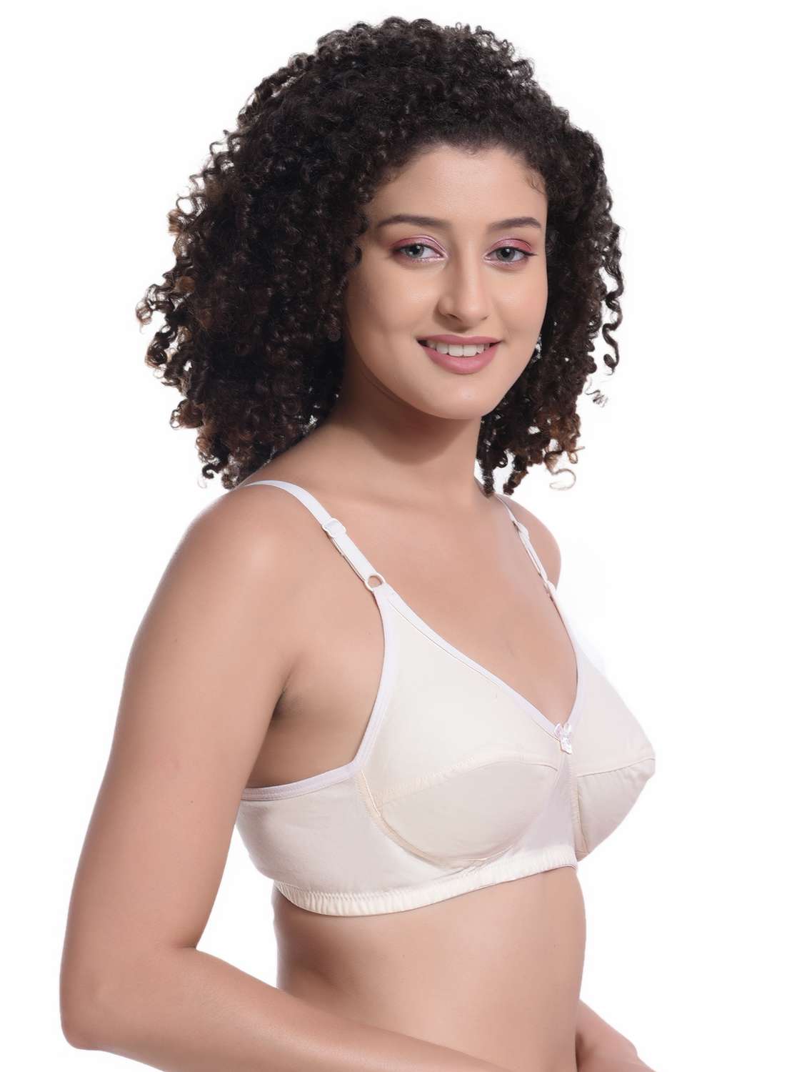 women pack of 3 solid non padded regular bra - 21786638 -  Standard Image - 2