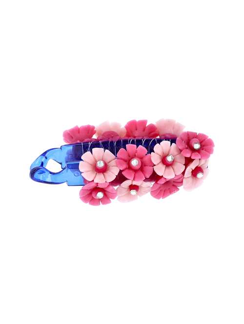 women handmade rose flower banana clip - 21787418 -  Standard Image - 0