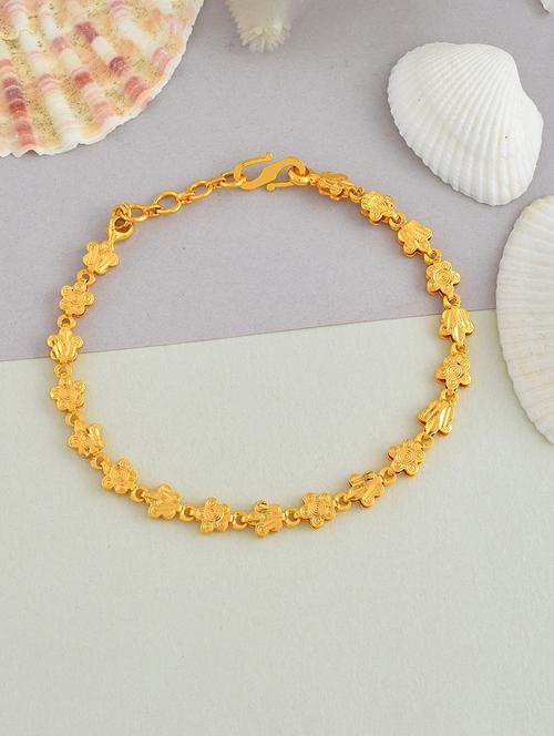 women gold brass bracelet - 21787452 - Standard Image - 0