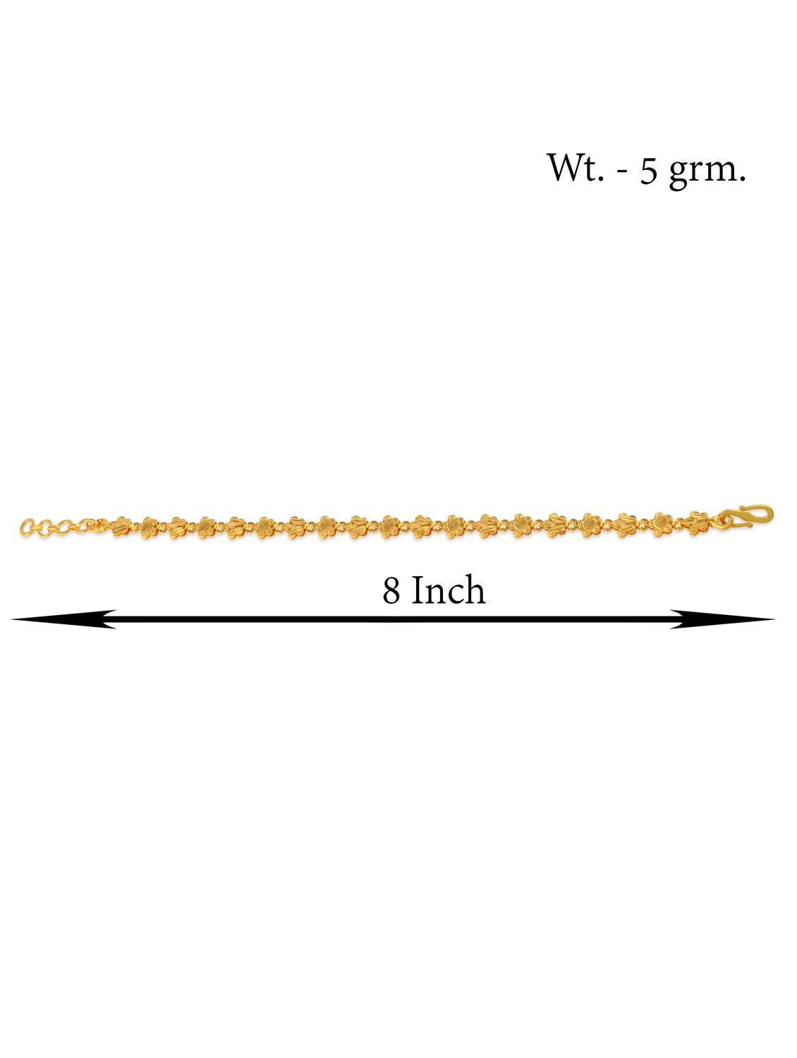 women gold brass bracelet - 21787452 - Standard Image - 2