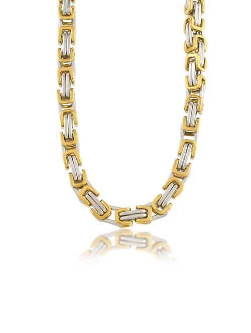 gold brass chain necklace - 21788857 - Standard Image - 0