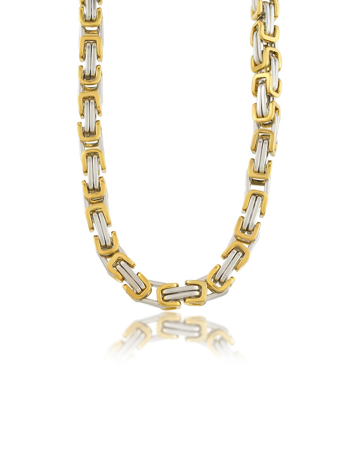 gold brass chain necklace - 21788857 - Zoom Image - 0