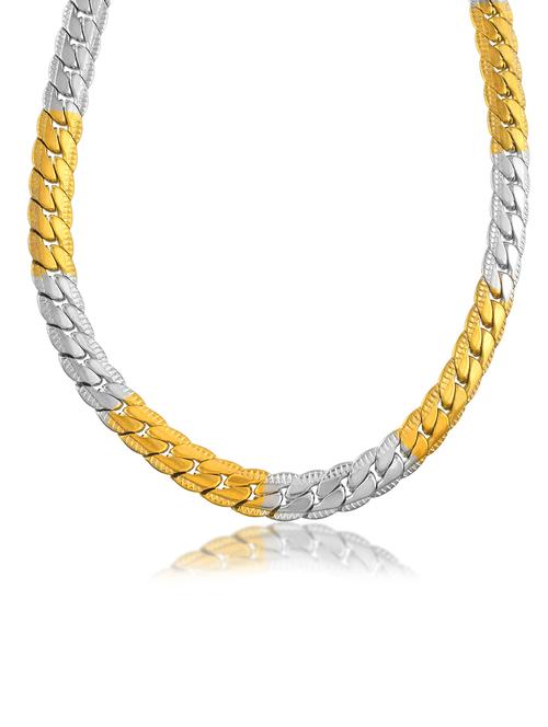 gold brass chain necklace - 21788858 - Standard Image - 0