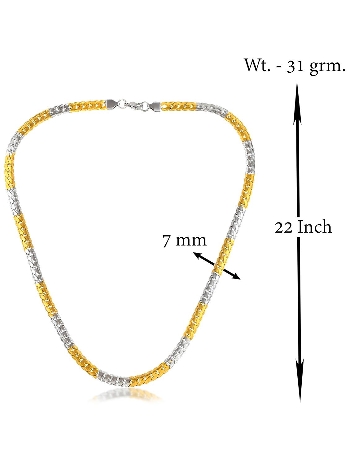 gold brass chain necklace - 21788858 - Standard Image - 2