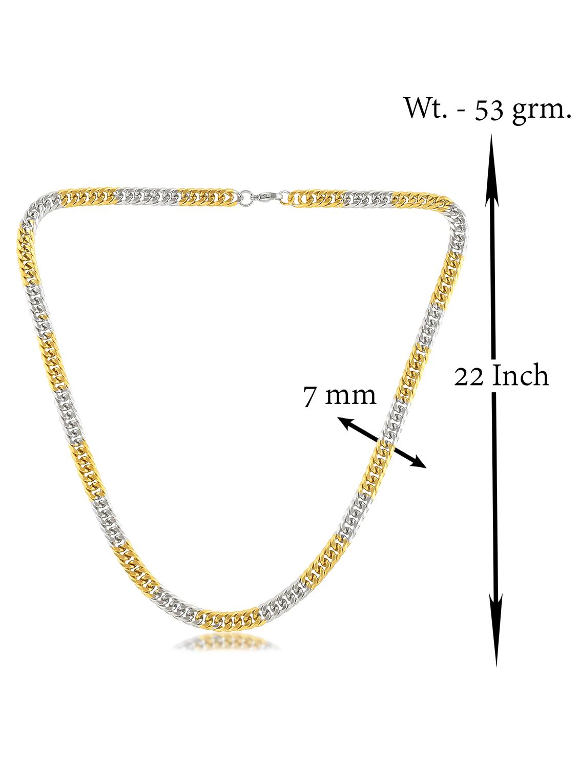gold brass chain necklace - 21788859 - Standard Image - 2