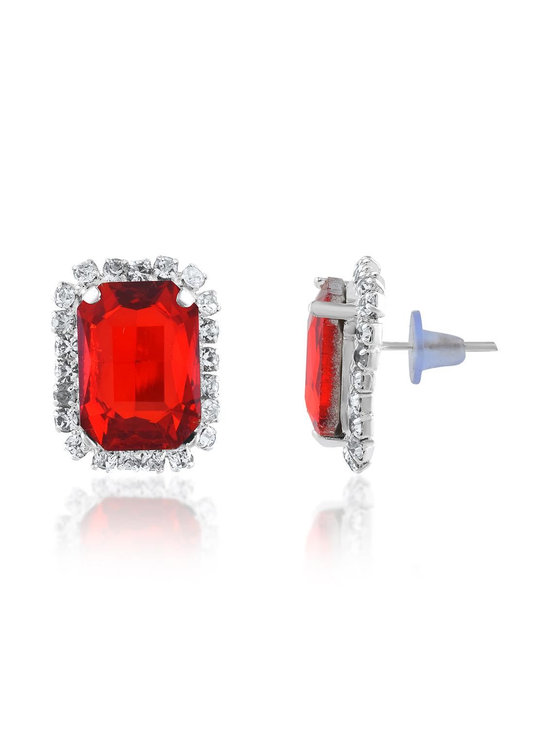 brass imitation ruby diamond necklace set women - 21788861 - Standard Image - 2