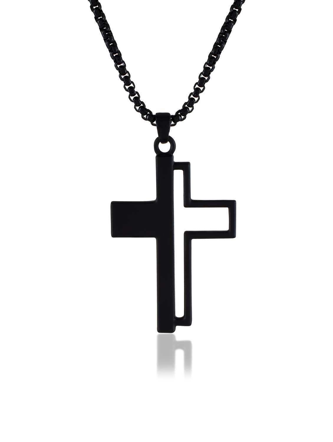 men black cross brass pendant - 21788870 -  Standard Image - 2
