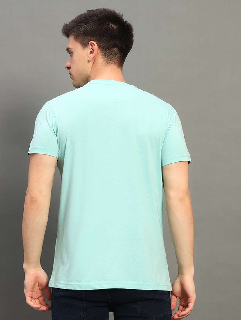 men solid short sleeve regualr fit t-shirt - 21789605 -  Standard Image - 2