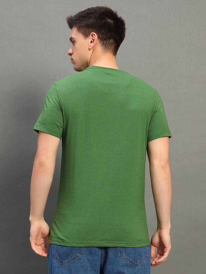 men front print short sleeve regualr fit t-shirt - 21789607 - Standard Image - 2