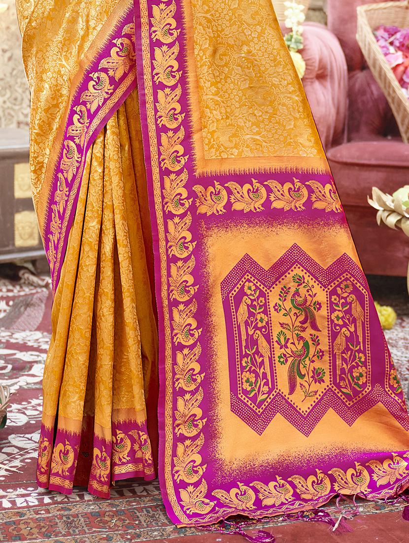 women self design banarasi festive wear saree with blouse - 21789615 - Standard Image - 2
