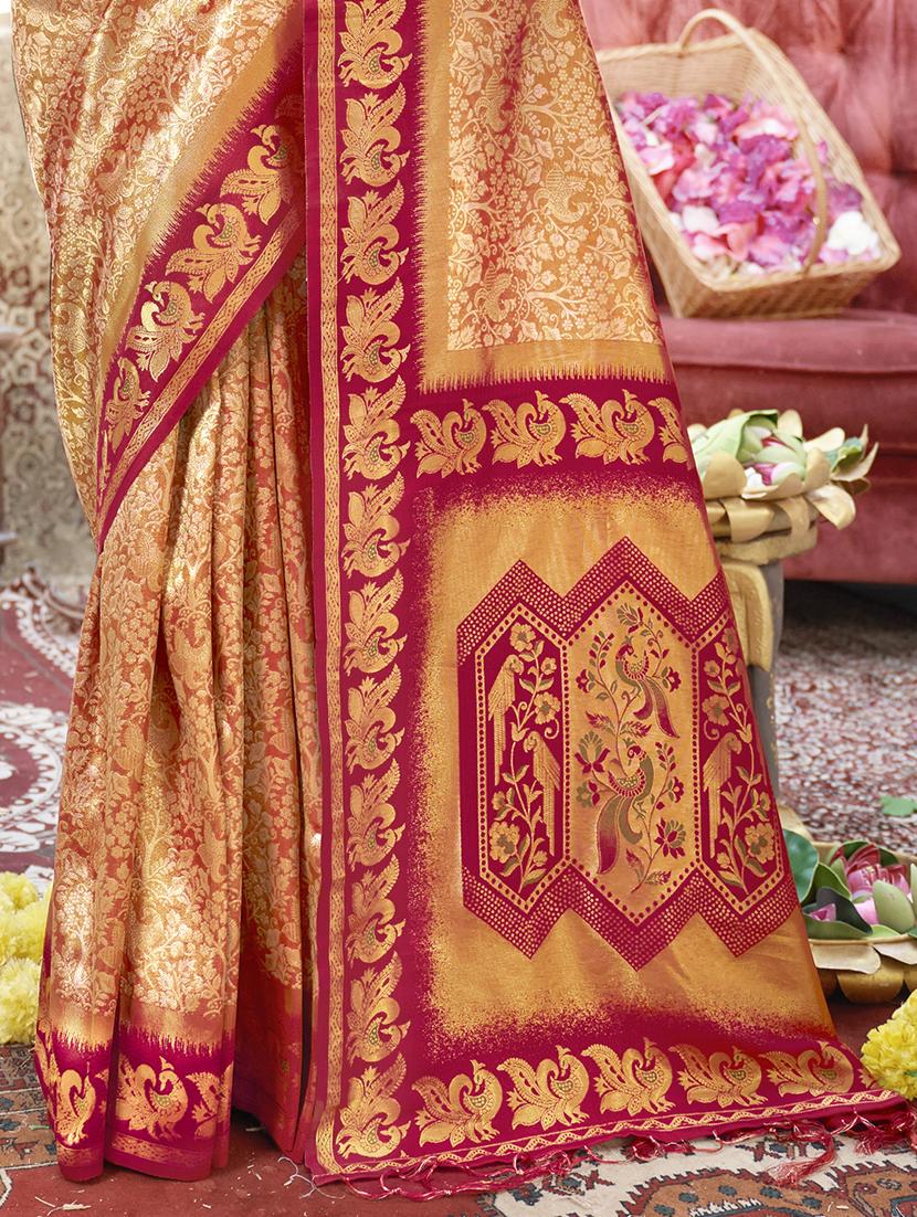 women self design banarasi festive wear saree with blouse - 21789619 - Standard Image - 2