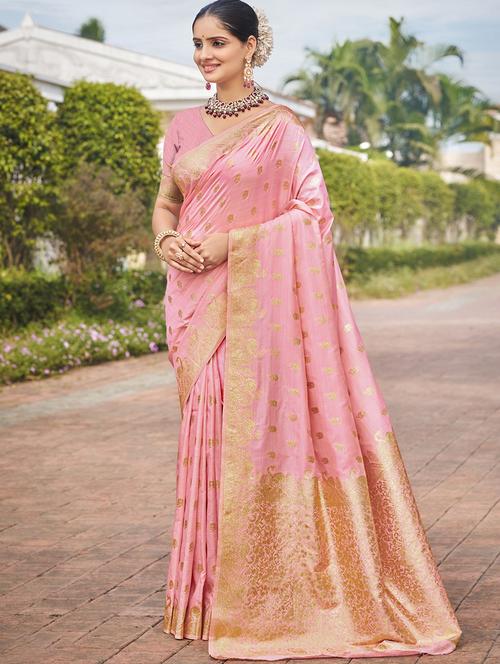 women self design banarasi festive wear saree with blouse - 21789623 - Standard Image - 0