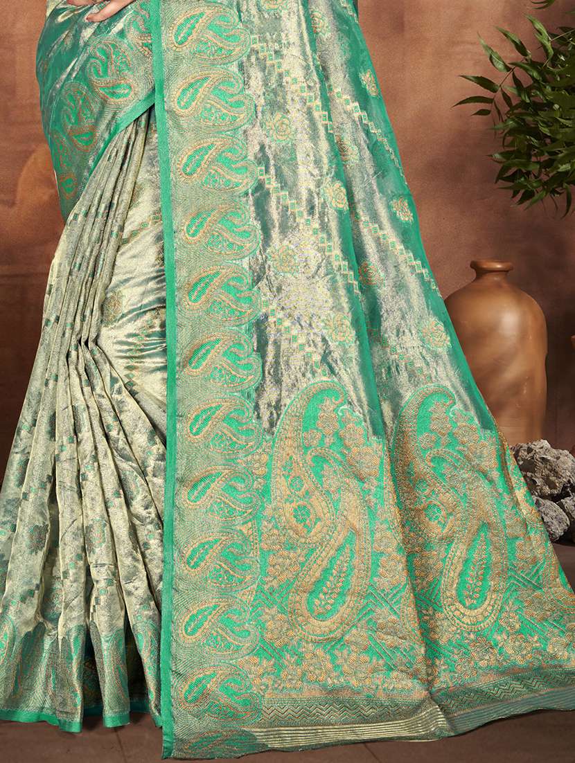 women self design banarasi festive wear saree with blouse - 21789641 -  Standard Image - 2