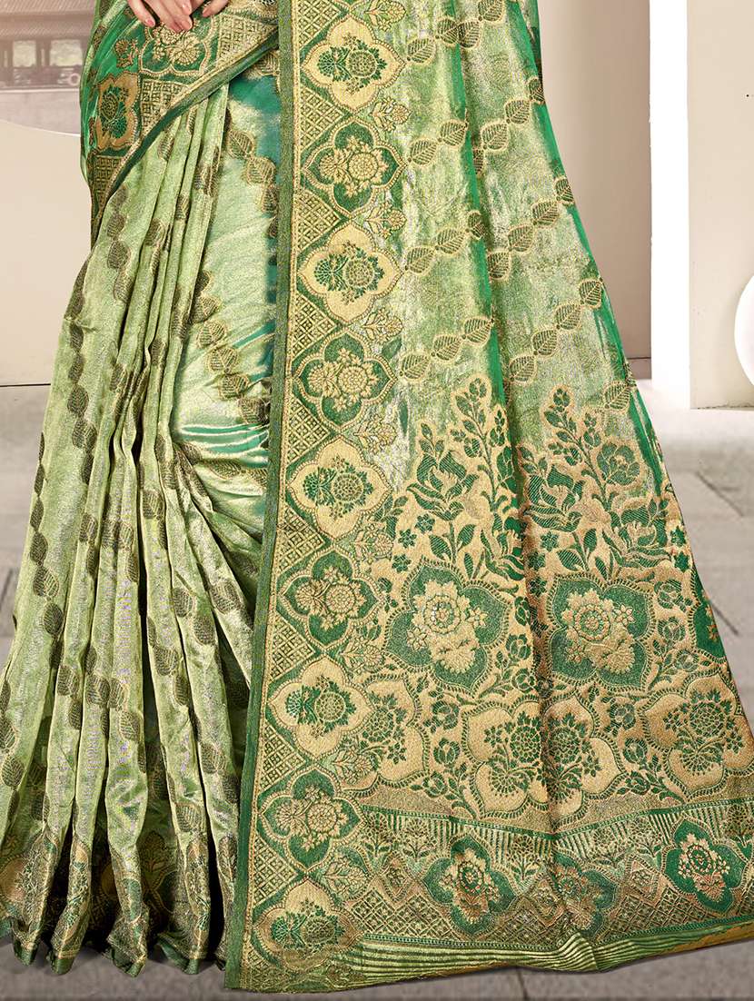women self design banarasi festive wear saree with blouse - 21789645 - Standard Image - 2