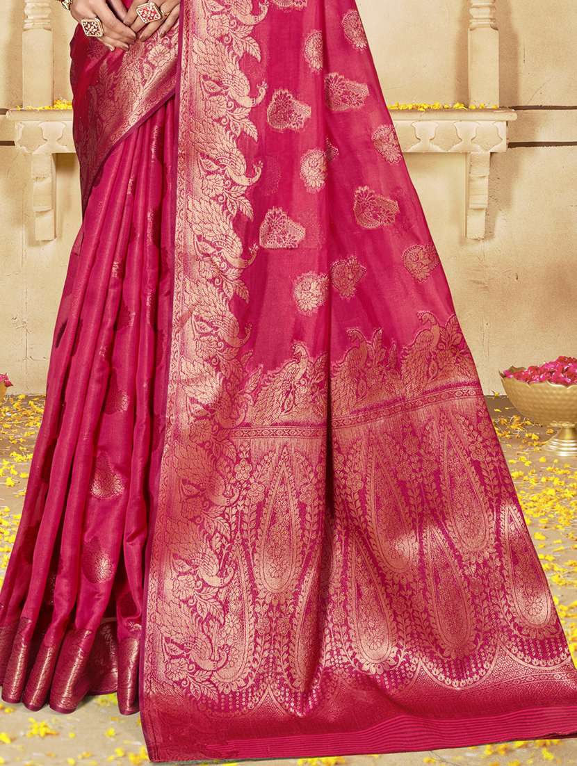 women self design banarasi festive wear saree with blouse - 21789669 -  Standard Image - 2