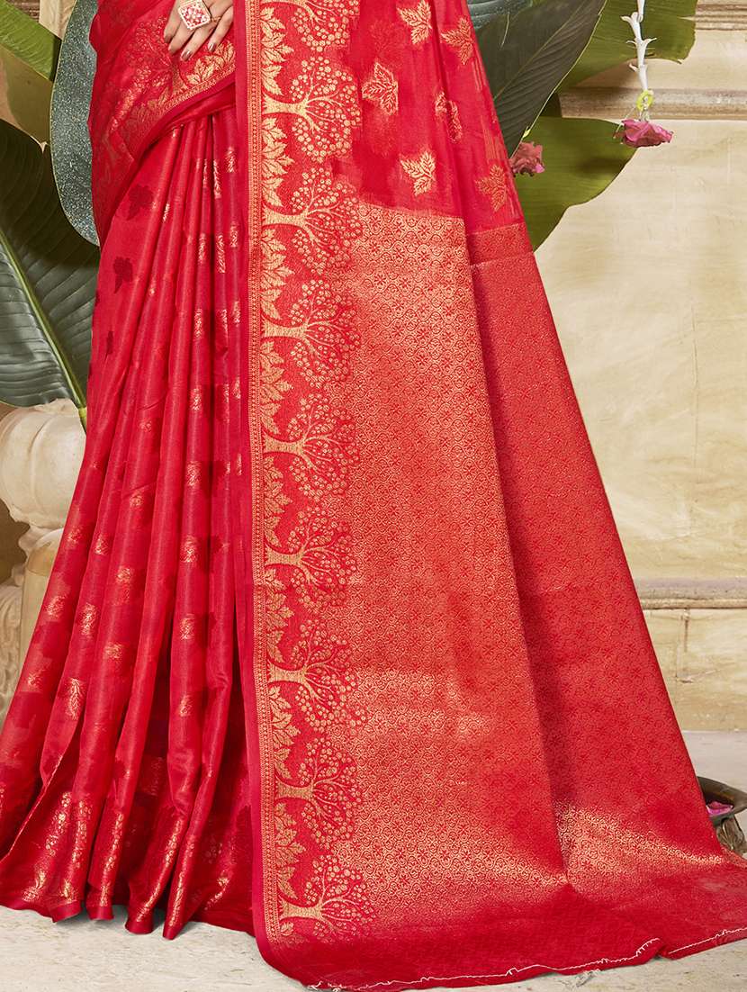 women self design banarasi festive wear saree with blouse - 21789679 -  Standard Image - 2