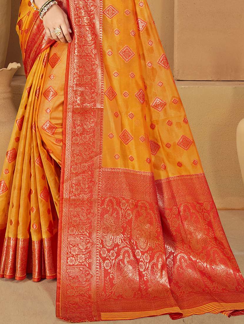 women self design banarasi festive wear saree with blouse - 21789683 -  Standard Image - 2
